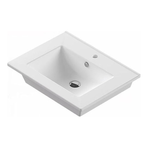 Тумба напольная с раковиной Comforty Марио 60 см, дуб тёмный - фото 4