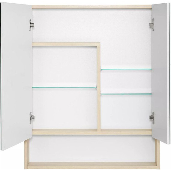 Зеркало-шкаф Акватон Сканди 70 см 1A252202SDB20, белый/дуб верона - фото 4