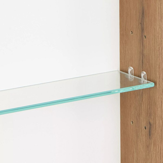 Зеркало-шкаф Акватон Сканди 45 см 1A252002SDZ90, белый/дуб рустикальный - фото 5