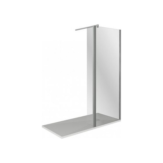 Душевая перегородка Bas Walk In SP2-100-C-CH 100 см хром/прозрачное - фото 