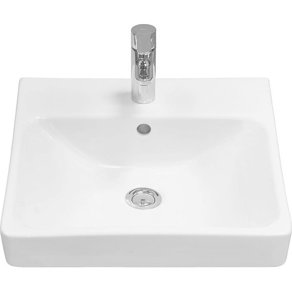 Тумба подвесная с раковиной Акватон Сканди 45 см 1A2516K0SDB20, белый/дуб верона - фото 11