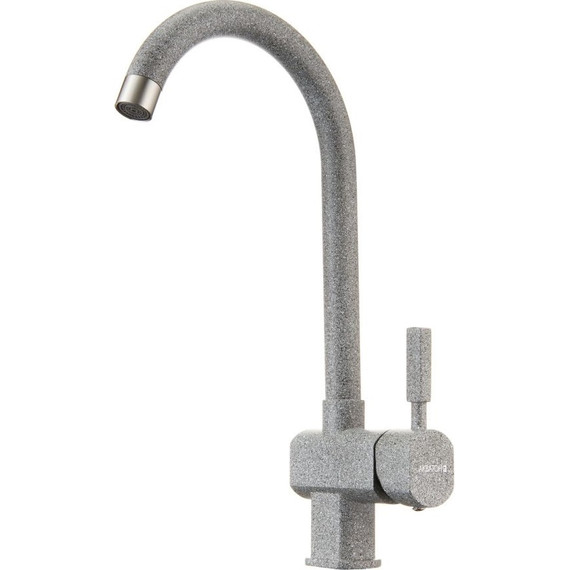 Смеситель для кухни Акватон Лиам 1AX003FCXX230, серый - фото 