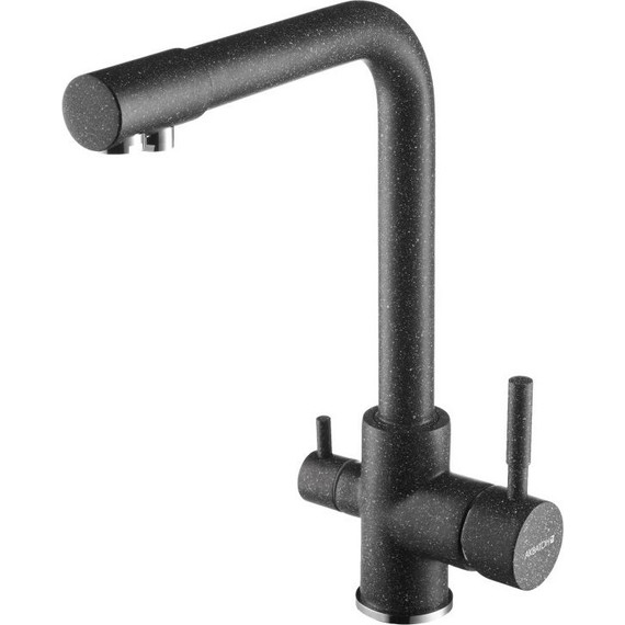 Смеситель для кухни Акватон Руан 1AX004FCXX210, графит - фото 