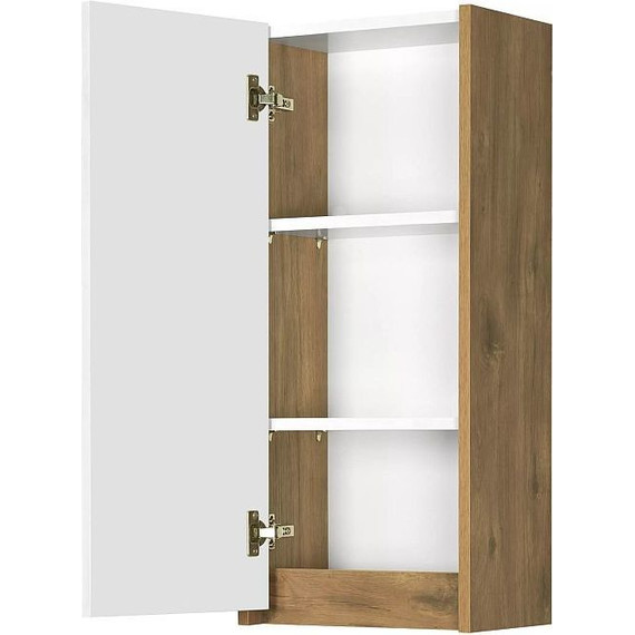 Шкаф подвесной Акватон Сканди 35 см 1A255003SDZ90, белый/дуб рустикальный - фото 