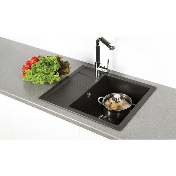 Кухонная мойка Schock Optima 45D 700786, оникс - фото 2