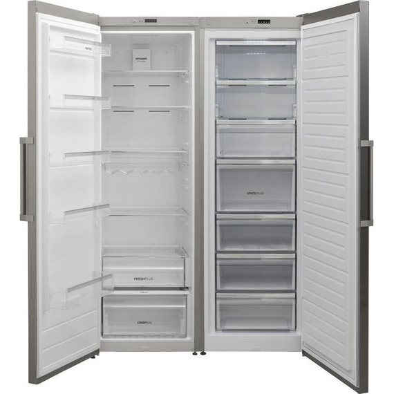 Однокамерный холодильник Korting KNF 1857 X - фото 4