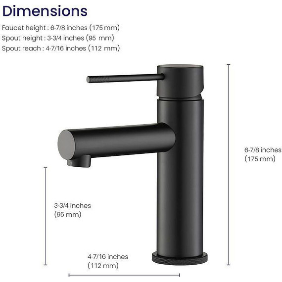 Смеситель для раковины Timo Saona 2361/03F, черный - фото 6