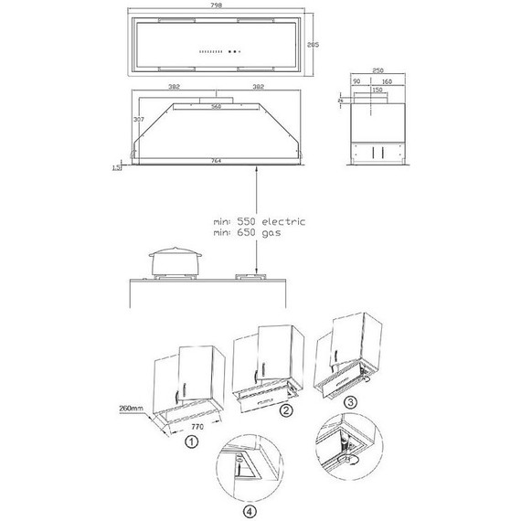 Вытяжка Korting KHI 9997 X - фото 4