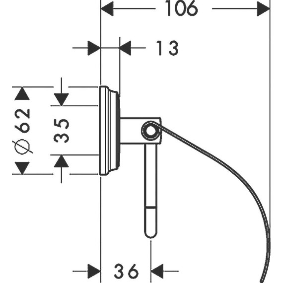 Держатель для туалетной бумаги Hansgrohe Logis Classic 41623000 - фото 2
