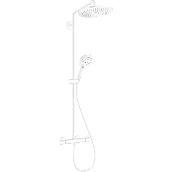 Душевая стойка с термостатом Hansgrohe Raindance Select S Showerpipe 280 1jet 26890700, белый - фото 