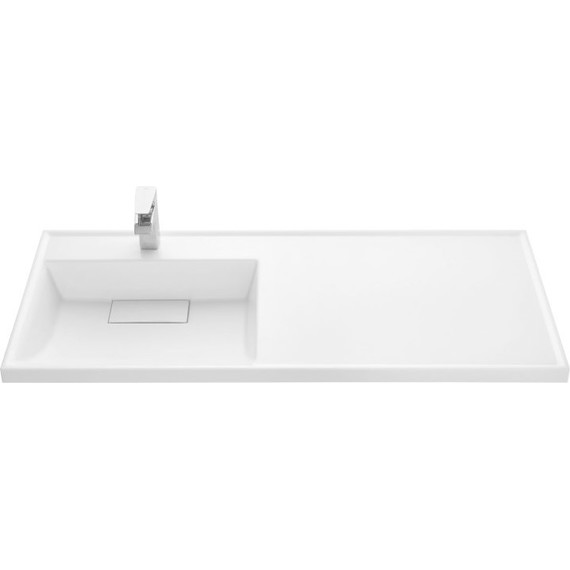 Раковина над стиральной машиной Акватон Лондри 120 см 1A72843KLH01L (раковина слева) - фото 