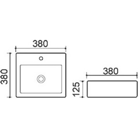 Раковина-чаша Azario Trend 38 см AZ-4148 - фото 4