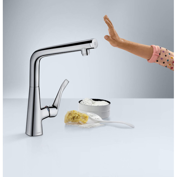Смеситель для кухни Hansgrohe Metris Select M71 14883000 - фото 2