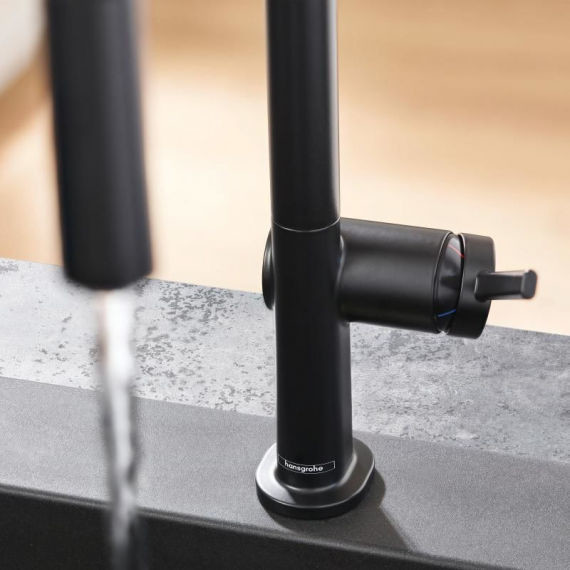 Смеситель для кухни Hansgrohe Talis M54 72806670, черный - фото 4