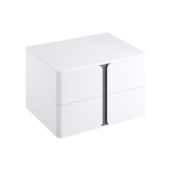 Тумба подвесная со столешницей Ravak Balance 800 X000001369, белый/графит - фото 