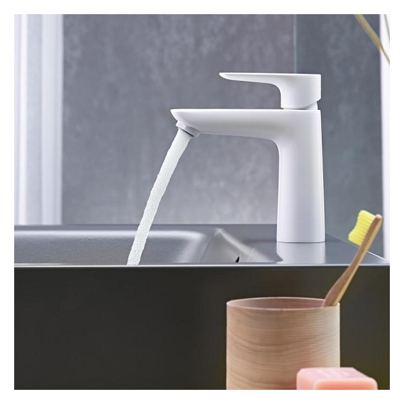 Смеситель для раковины Hansgrohe Talis E 71712700, белый - фото 2