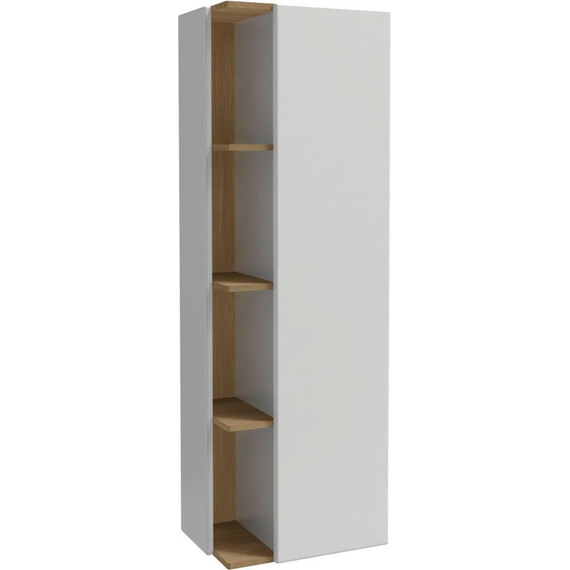 Пенал подвесной Jacob Delafon Terrace 50 см R EB1179D-G1C, белый/дерево - фото 