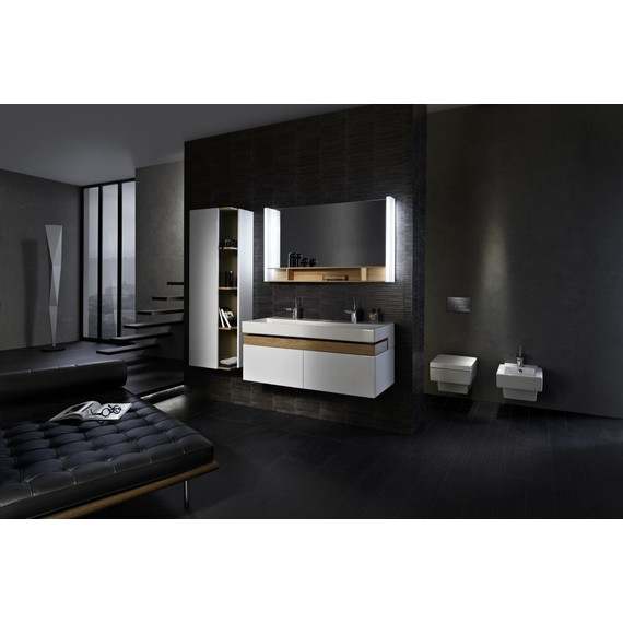 Пенал подвесной Jacob Delafon Terrace 50 см L EB1179G-G1C, белый/дерево - фото 2