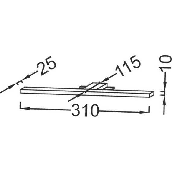 Флуоресцентный светильник Jacob Delafon Struktura EB1224-NF - фото 2