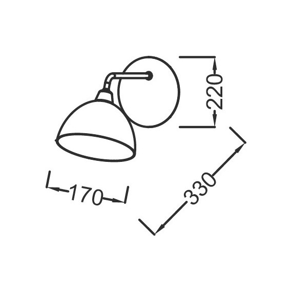 Светильник Jacob Delafon Odeon Rive Gauche Led EB2575-NF, черный - фото 2