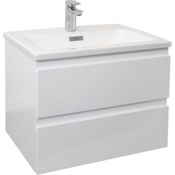 Тумба подвесная с раковиной Jacob Delafon Madeleine 60 см EB2052-J51, белый матовый - фото 