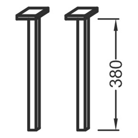 Ножки для мебели Jacob Delafon EB322-NF - фото 2