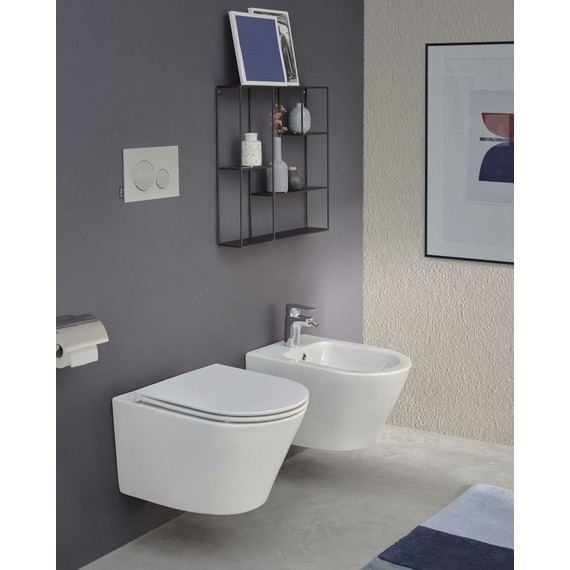 Унитаз подвесной безободковый Jacob Delafon Rodin+ EDY102-00 - фото 3