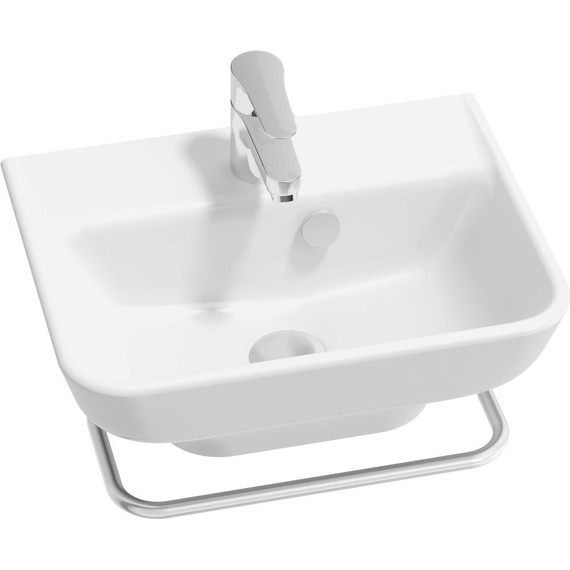 Раковина подвесная Jacob Delafon Struktura 45 см EGH112-00 - фото 4