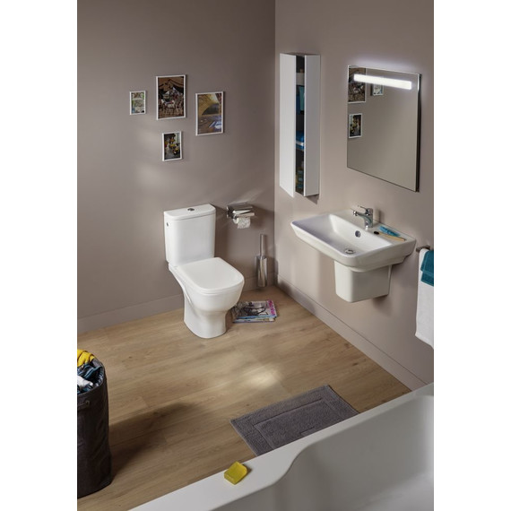 Унитаз-компакт безободковый Jacob Delafon Struktura UJX102-00 - фото 3