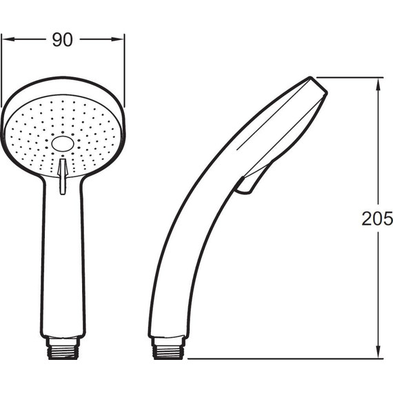 Душевая стойка Jacob Delafon Eo E45893-CP - фото 9