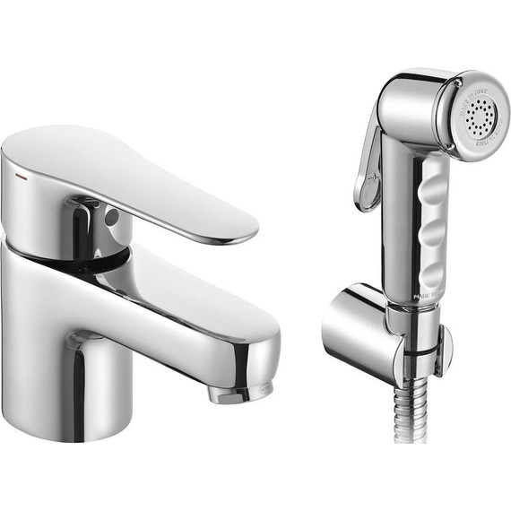 Смеситель для умывальника с лейкой для биде Jacob Delafon July E16319-4-CP - фото 