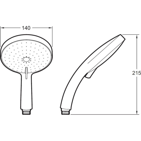 Ручной душ Jacob Delafon Citrus E12978-CP - фото 11