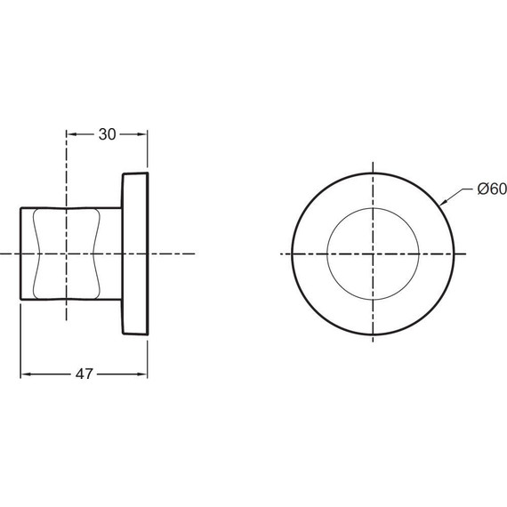 Держатель душевой лейки Jacob Delafon Modulo 8466D-CP - фото 3