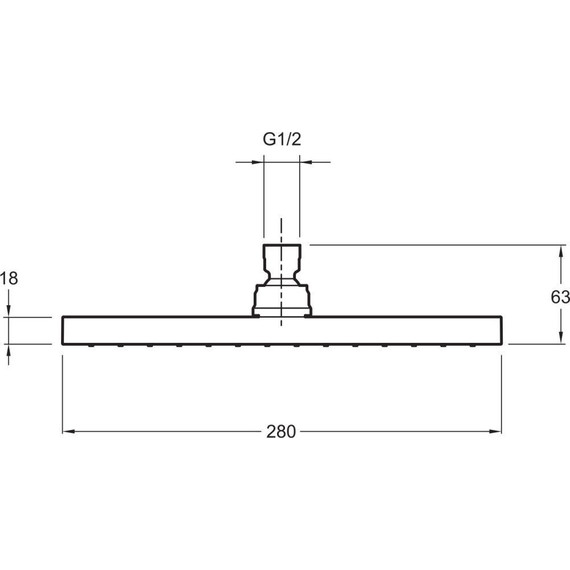 Верхний душ Jacob Delafon Eo E3875-CP - фото 4