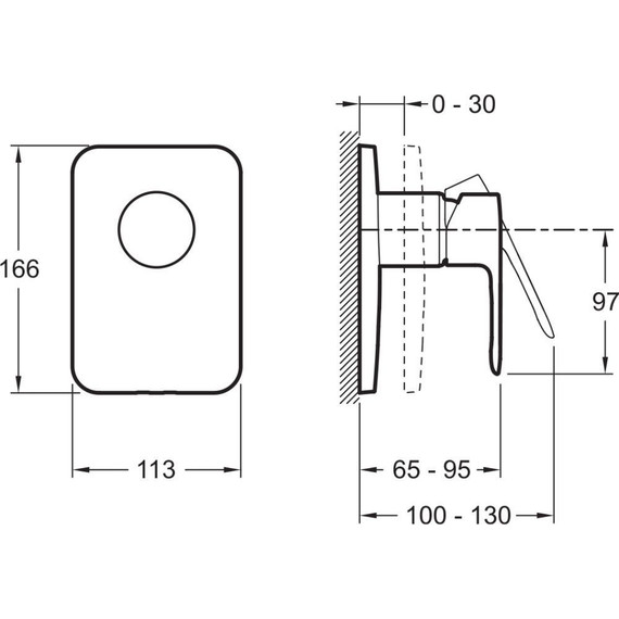 Смеситель для душа Jacob Delafon July E98702-CP - фото 2