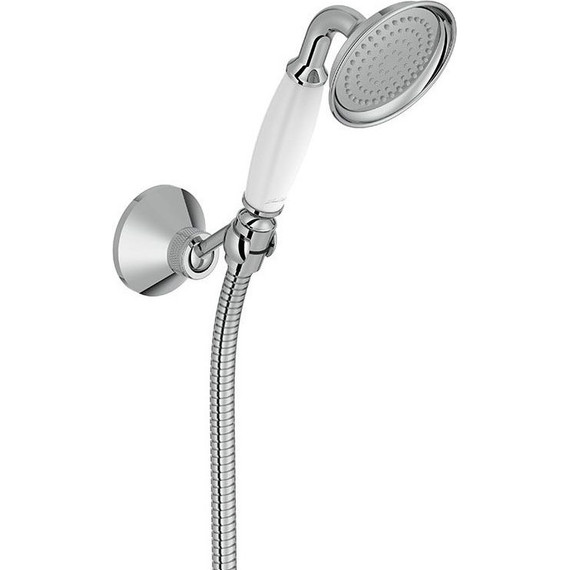 Душевой гарнитур Jacob Delafon Louise E24365-CP, хром/белый - фото 