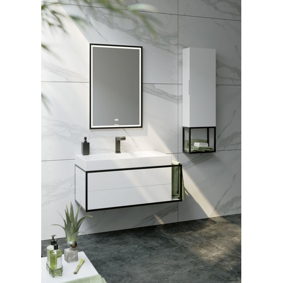 Тумба подвесная с раковиной Aqwella Clarberg Logic 80 см LOG0108L - фото 2