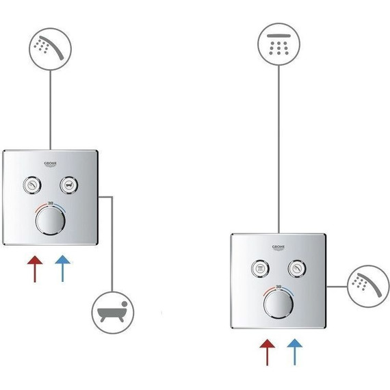 Смеситель для душа Grohe Grohtherm SmartControl 29148000 - фото 4