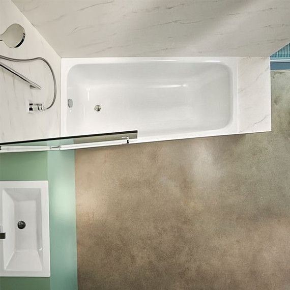 Ванна cтальная Bette Space M 170х90 см 1131-000 L - фото 2