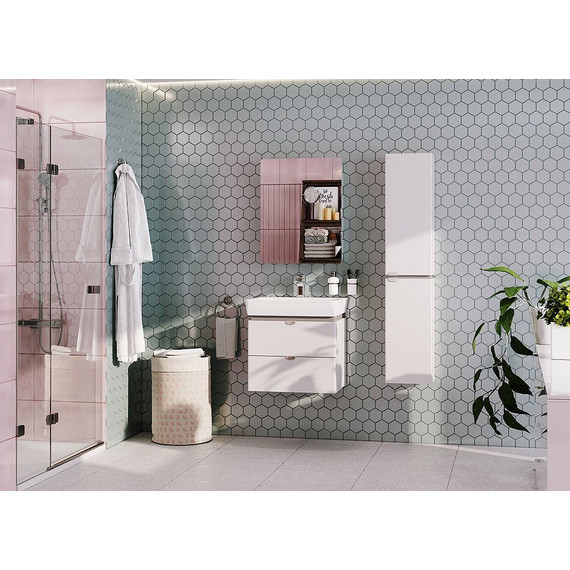 Тумба подвесная с раковиной Акватон Скай 50 см 1A2380K1SY010 - фото 7