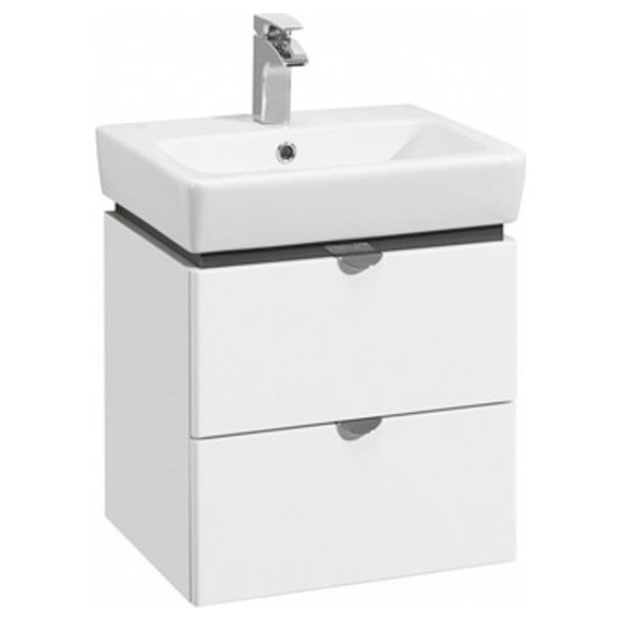 Тумба подвесная с раковиной Акватон Скай 50 см 1A2380K1SY010 - фото 