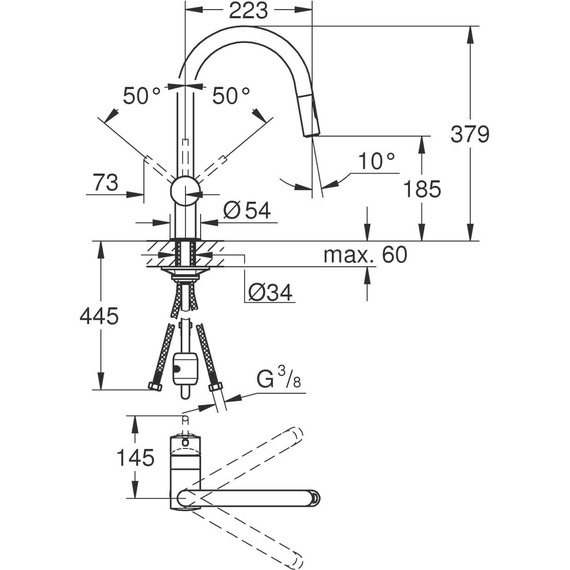 Смеситель для кухни Grohe Minta 32321DC2 - фото 3