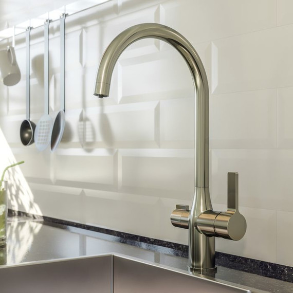 Смеситель для кухни Iddis Pure PURBNFJi05, сатин - фото 2