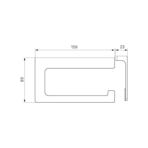 Держатель для туалетной бумаги Iddis Slide SLISC00i43 - фото 3