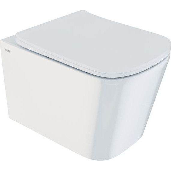 Унитаз подвесной безободковый Iddis Bild BILRDSEi25 с крышкой микролифт, Цвет производителя: белый - фото 