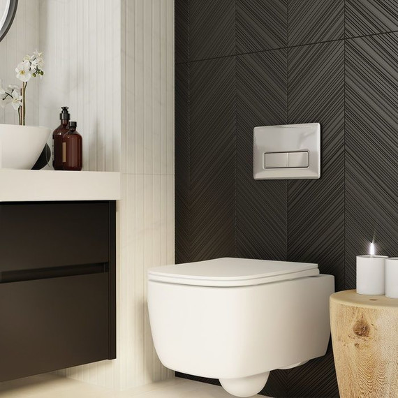 Кнопка смыва Iddis Unifix UNI41CHi77, хром - фото 2