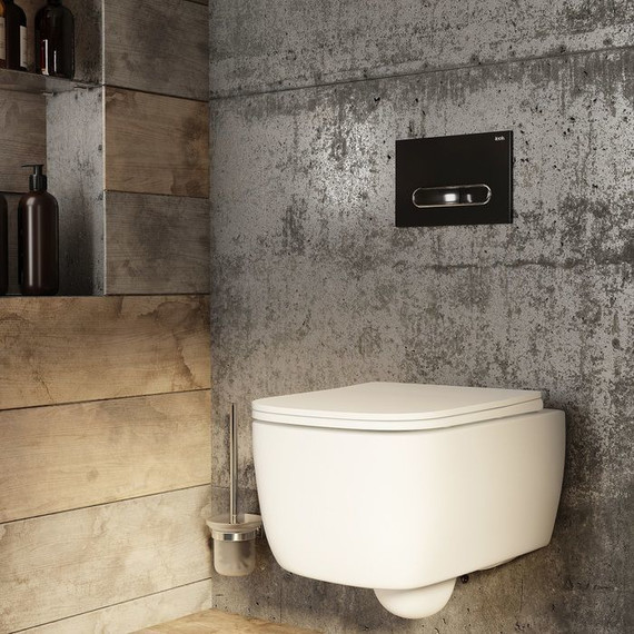 Кнопка смыва Iddis Unifix UNI71MBi77, черный матовый - фото 2