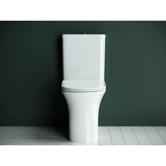 Унитаз-компакт безободковый Ceramicanova Star CN1904 с тонкой крышкой микролифт - фото 8