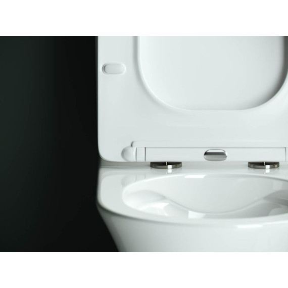 Унитаз-компакт безободковый Ceramicanova Star CN1904 с тонкой крышкой микролифт - фото 10