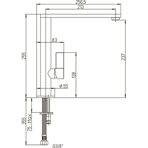 Смеситель для кухни Paini Dax-R 64CR579Q90KM, хром - фото 4